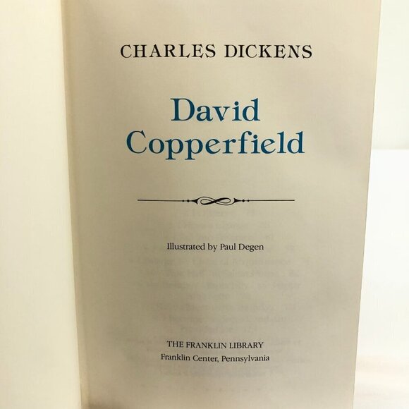 The Franklin Library David Copperfield Novel By Charles Dickens - Picture 2 of 7